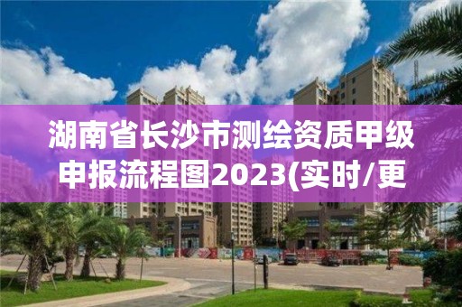 湖南省长沙市测绘资质甲级申报流程图2023(实时/更新中) 湖南省长沙市测绘资质甲级申报流程图2023(实时/更新中)