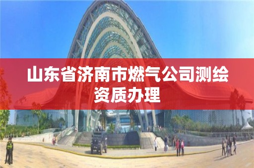 山东省济南市燃气公司测绘资质办理