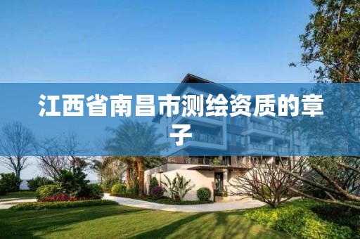 江西省南昌市测绘资质的章子 江西省南昌市测绘资质的章子