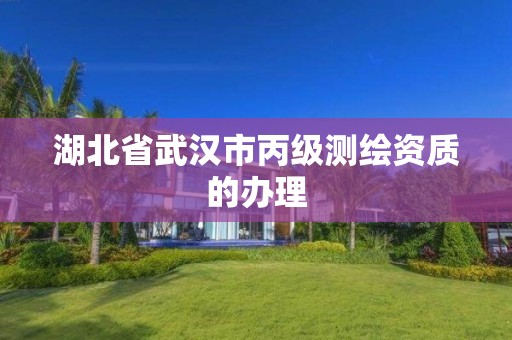 湖北省武汉市丙级测绘资质的办理 湖北省武汉市丙级测绘资质的办理