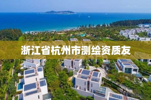 浙江省杭州市测绘资质友 浙江省杭州市测绘资质友