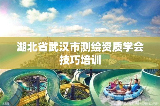 湖北省武汉市测绘资质学会技巧培训