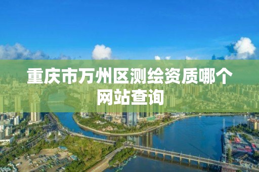 重庆市万州区测绘资质哪个网站查询 重庆市万州区测绘资质哪个网站查询