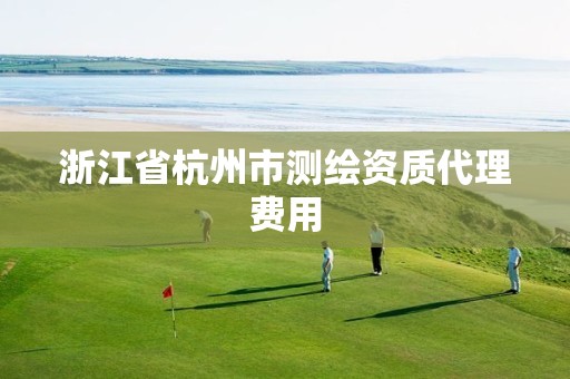 浙江省杭州市测绘资质代理费用 浙江省杭州市测绘资质代理费用