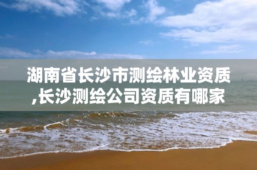 湖南省长沙市测绘,长沙测绘公司资质有哪家