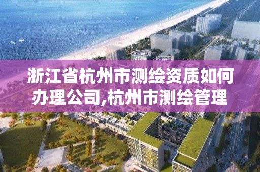 浙江省杭州市测绘资质如何办理公司,杭州市测绘管理服务平台