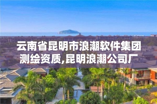 云南省昆明市浪潮软件集团测绘资质,昆明浪潮公司厂图