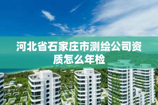 河北省石家庄市测绘公司资质怎么年检 河北省石家庄市测绘公司资质怎么年检