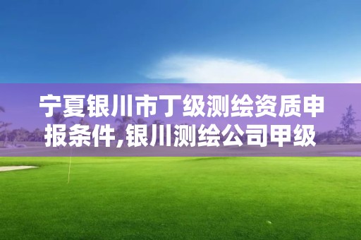 宁夏银川市丁级测绘资质申报条件,银川测绘公司甲级。