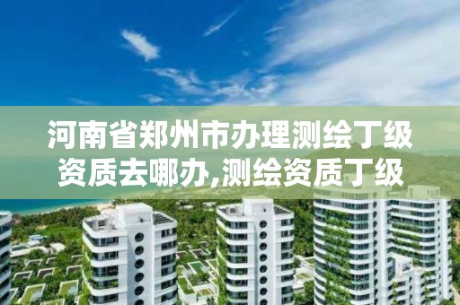河南省郑州市办理测绘丁级资质去哪办,测绘资质丁级申报条件。