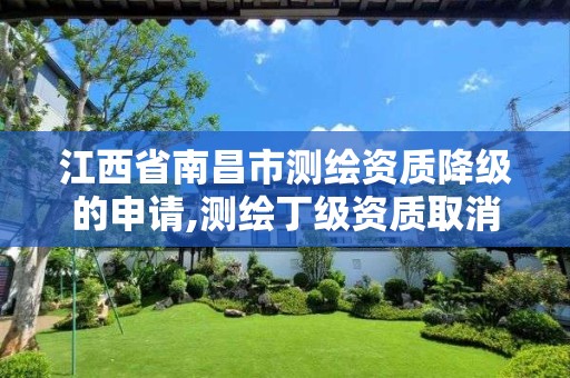 江西省南昌市测绘资质降级的申请,测绘丁级资质取消 江西省南昌市测绘资质降级的申请,测绘丁级资质取消