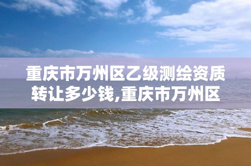 重庆市万州区乙级测绘资质转让多少钱,重庆市万州区乙级测绘资质转让多少钱一次。