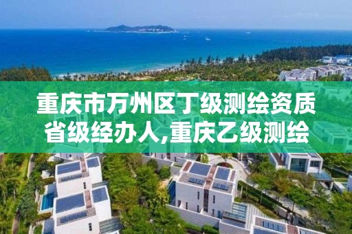 重庆市万州区丁级测绘资质省级经办人,重庆乙级测绘单位。