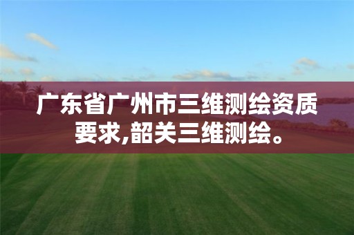 广东省广州市三维测绘资质要求,韶关三维测绘。