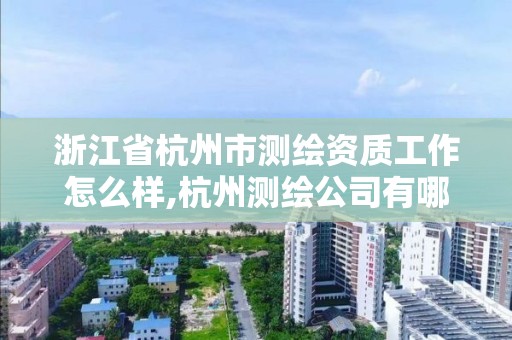 浙江省杭州市测绘资质工作怎么样,杭州测绘公司有哪几家