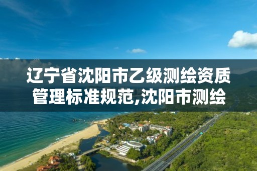 辽宁省沈阳市乙级测绘资质管理标准规范,沈阳市测绘院是什么单位。