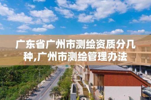 广东省广州市测绘资质分几种,广州市测绘管理办法