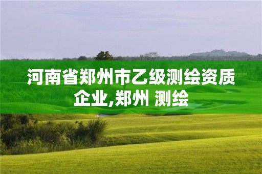 河南省郑州市乙级测绘资质企业,郑州 测绘 河南省郑州市乙级测绘资质企业,郑州 测绘