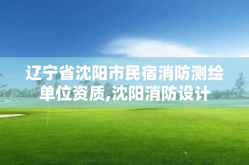 辽宁省沈阳市民宿消防测绘单位资质,沈阳消防设计 辽宁省沈阳市民宿消防测绘单位资质,沈阳消防设计