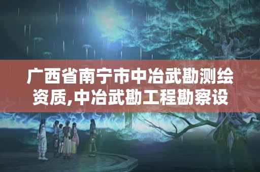 广西省南宁市中冶武勘测绘资质,中冶武勘工程勘察设计院 广西省南宁市中冶武勘测绘资质,中冶武勘工程勘察设计院