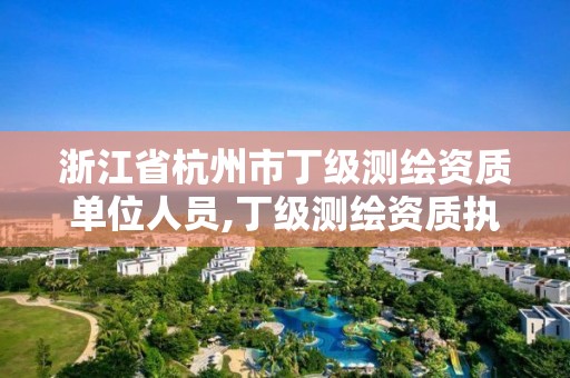 浙江省杭州市丁级测绘资质单位人员,丁级测绘资质执业范围