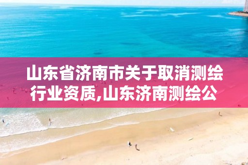 山东省济南市关于取消测绘行业资质,山东济南测绘公司有哪些 山东省济南市关于取消测绘行业资质,山东济南测绘公司有哪些
