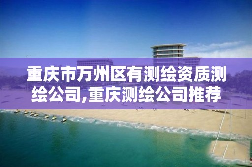 重庆市万州区有测绘资质测绘公司,重庆测绘公司推荐 重庆市万州区有测绘资质测绘公司,重庆测绘公司推荐