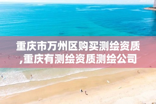重庆市万州区购买测绘资质,重庆有测绘资质测绘公司大全