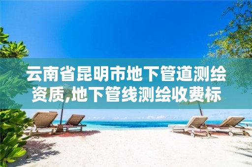 云南省昆明市地下管道测绘资质,地下管线测绘收费标准。