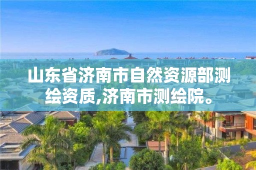 山东省济南市自然资源部测绘资质,济南市测绘院。
