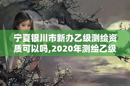 宁夏银川市新办乙级测绘资质可以吗,2020年测绘乙级资质申报条件。 宁夏银川市新办乙级测绘资质可以吗,2020年测绘乙级资质申报条件。