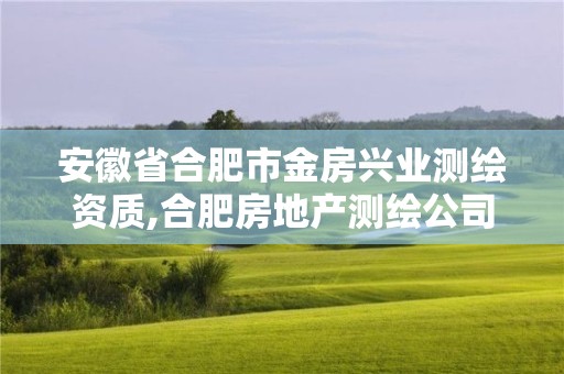 安徽省合肥市金房兴业测绘资质,合肥房地产测绘公司。