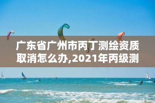 广东省广州市丙丁测绘资质取消怎么办,2021年丙级测绘资质延期。