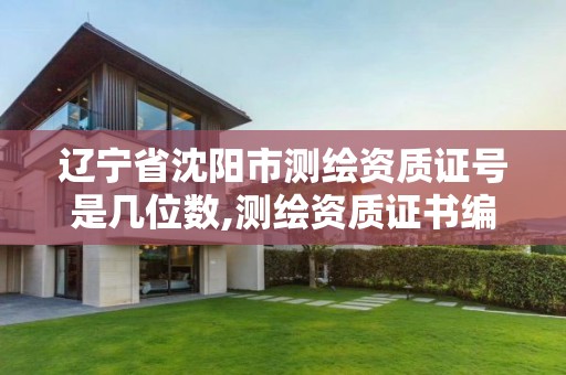 辽宁省沈阳市测绘资质证号是几位数,测绘资质证书编号。