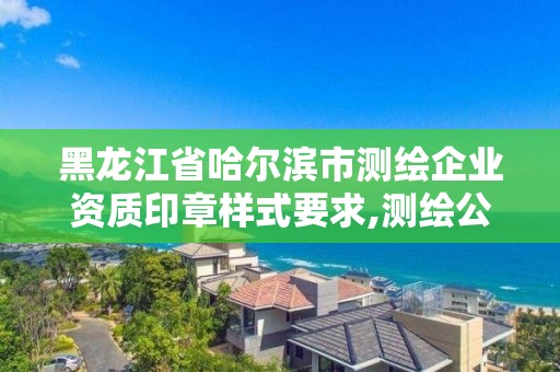 黑龙江省哈尔滨市测绘企业资质印章样式要求,测绘公司印章。 黑龙江省哈尔滨市测绘企业资质印章样式要求,测绘公司印章。