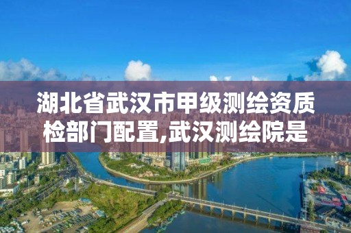 湖北省武汉市甲级测绘资质检部门配置,武汉测绘院是什么级别。