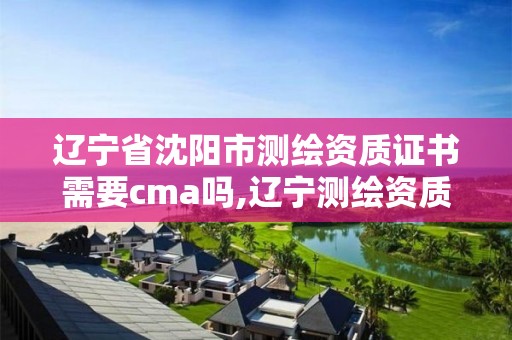 辽宁省沈阳市测绘资质证书需要cma吗,辽宁测绘资质查询。