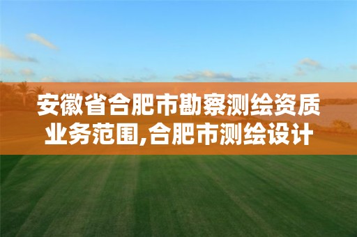 安徽省合肥市勘察测绘资质业务范围,合肥市测绘设计。 安徽省合肥市勘察测绘资质业务范围,合肥市测绘设计。