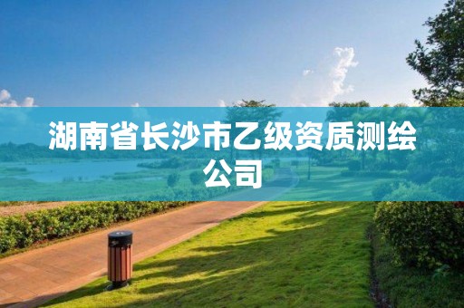湖南省长沙市乙级资质测绘公司 湖南省长沙市乙级资质测绘公司