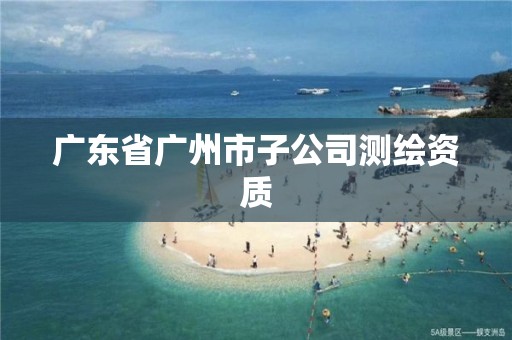 广东省广州市子公司测绘资质 广东省广州市子公司测绘资质