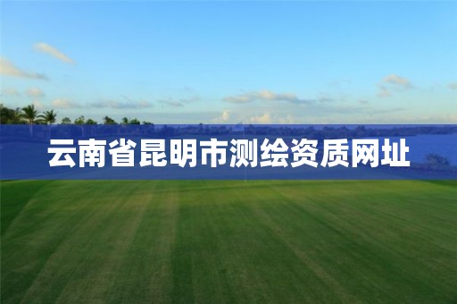 云南省昆明市测绘资质网址 云南省昆明市测绘资质网址